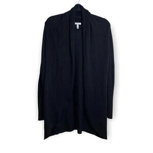 Leith Black Long Sleeve Cardigan